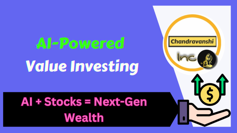 AI-Powered Value Investing AI + Stocks = Next-Gen Wealth