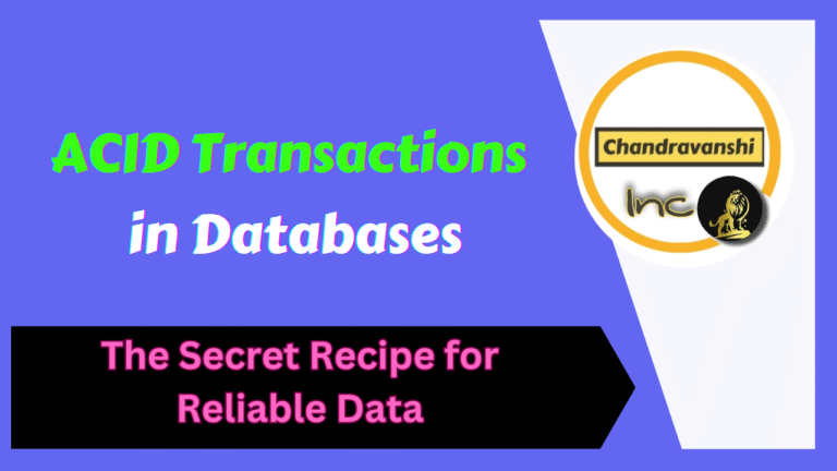 AcID Transactions in Databases