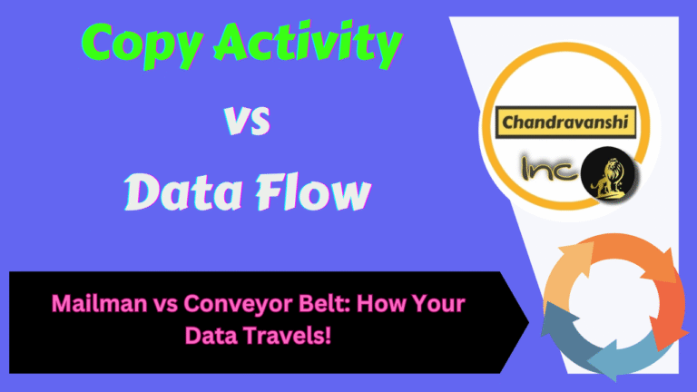 Copy Activity vs Data Flow – Mailman vs Conveyor Belt How Your Data Travels!
