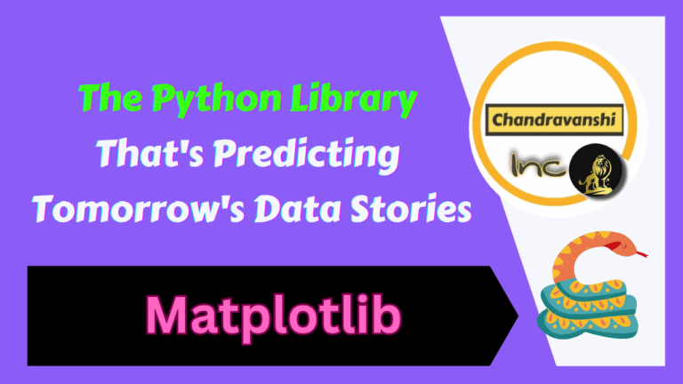 Matplotlib The Python Library That's Predicting Tomorrow's Data Stories