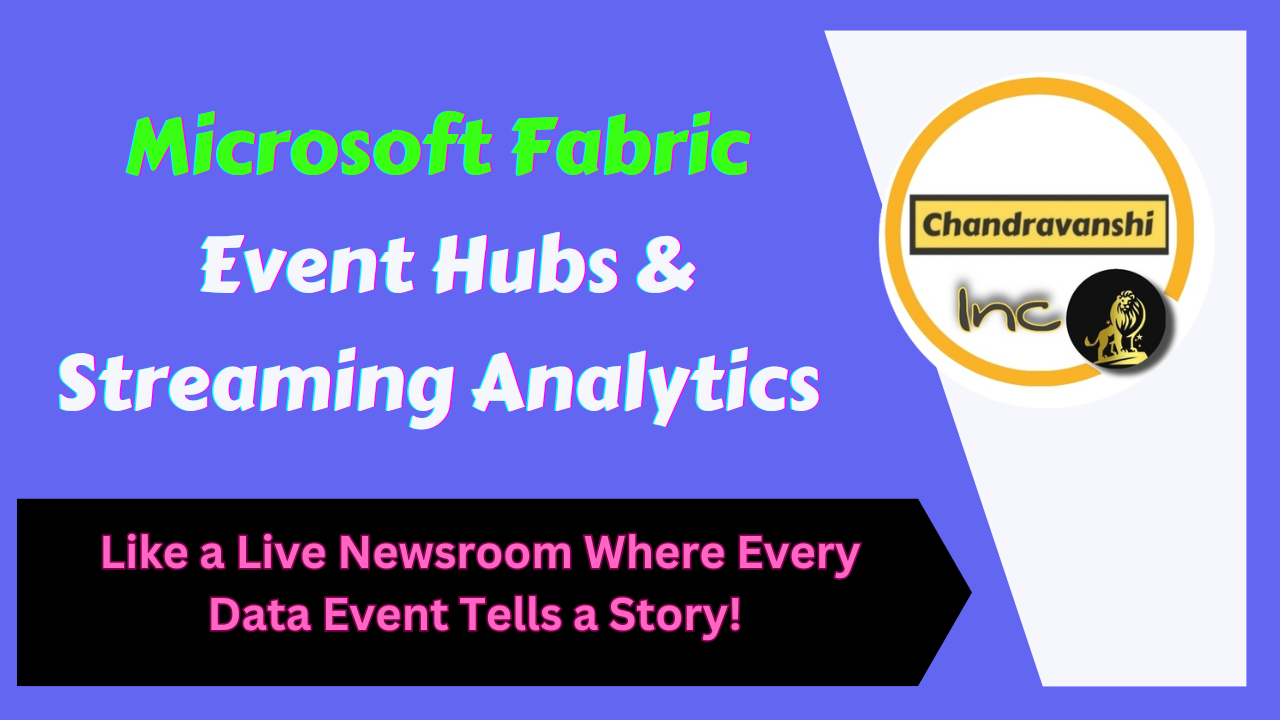 Microsoft Fabric Event Hubs & Streaming Analytics – Like a Live Newsroom Where Every Data Event Tells a Story!