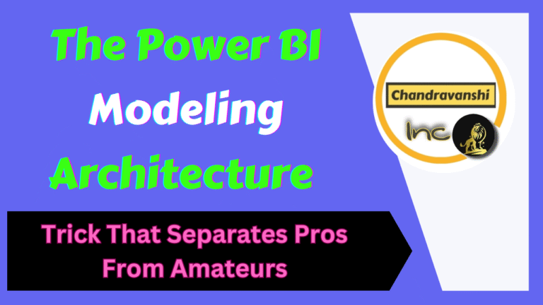 Power BI Modeling Architecture