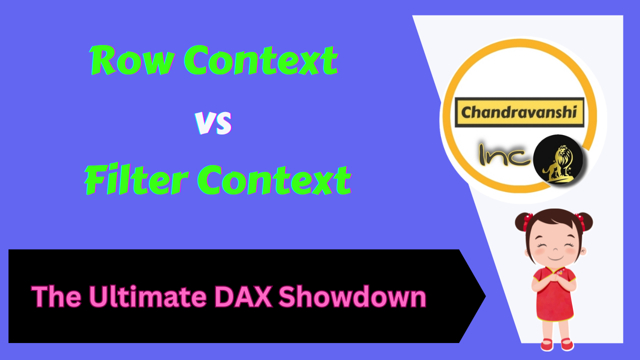 Row Context vs Filter Context