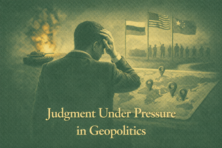 Judgment Under Pressure in Geopolitics