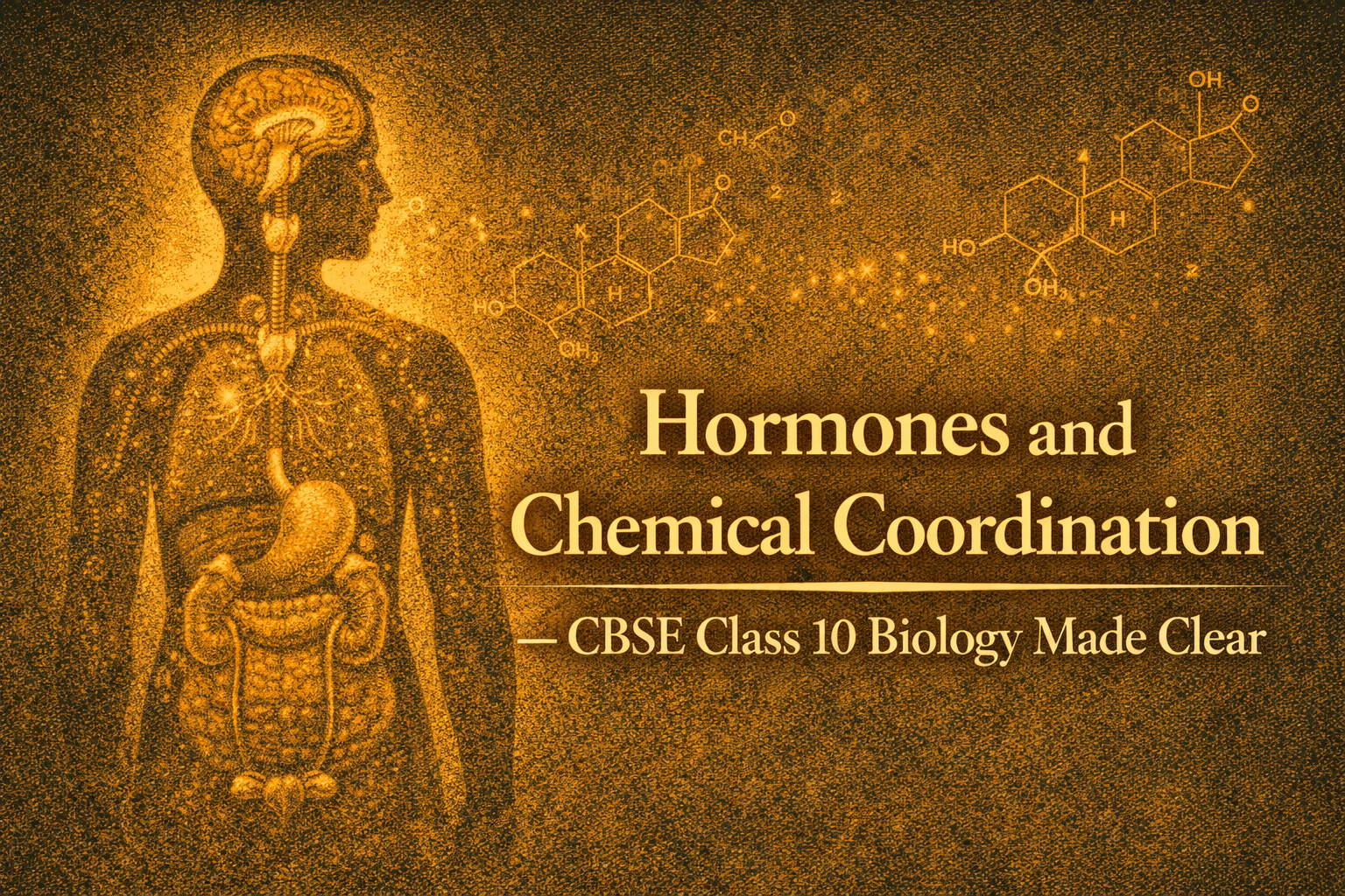 Hormones and Chemical Coordination — CBSE Class 10 Biology Made Clear