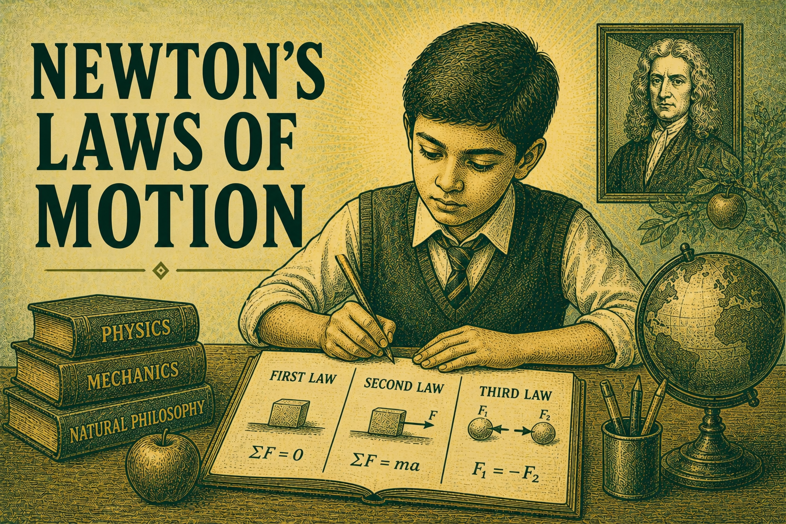 Newton’s Laws Made Simple From Inertia to F = ma for Class 9