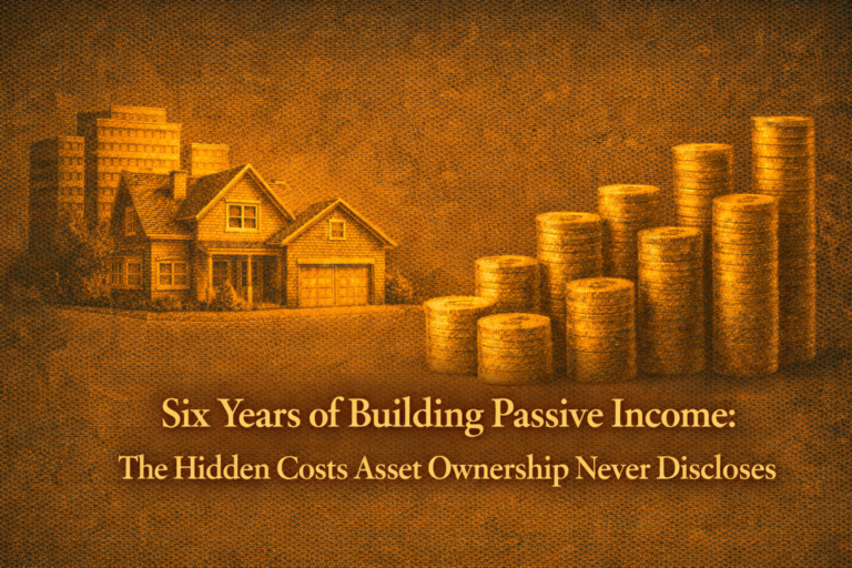 Six Years of Building Passive Income The Hidden Costs Asset Ownership Never Discloses