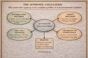 Why Women Don't Speak Up in Meetings (And Why It Has Nothing to Do With Confidence) Environmental factors influencing workplace silence