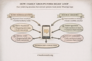 How Political Opinions Form Inside Family WhatsApp Groups How family belief loops solidify opinions