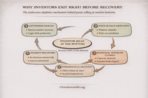 Investor panic selling cycle flowchart
