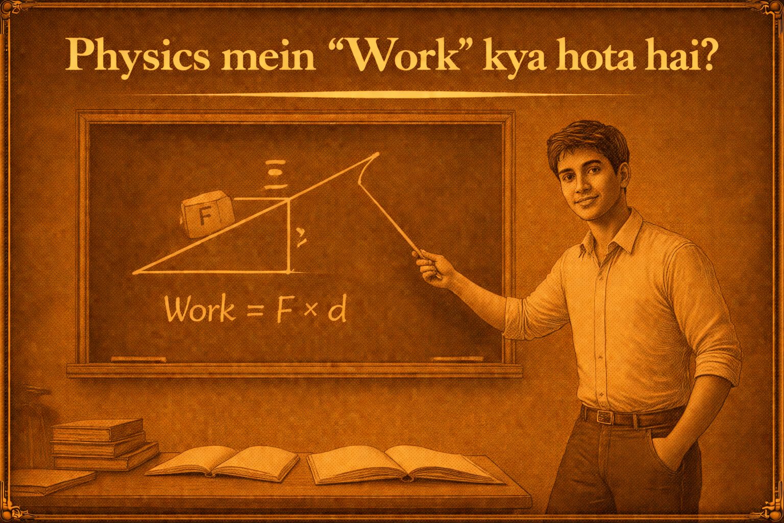 Chandravanshi Inc Physics mein “Work” kya hota hai (Simple Explanation jo Class 9 mein miss ho jaata hai)