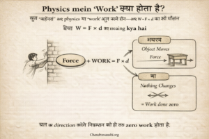 Physics mein “Work” kya hota hai? (Simple Explanation jo Class 9 mein miss ho jaata hai) Physics mein kaam ka matlab