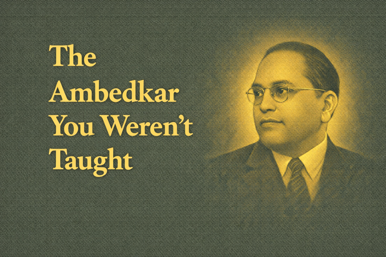 Chandravanshi Inc The Ambedkar you weren't taught