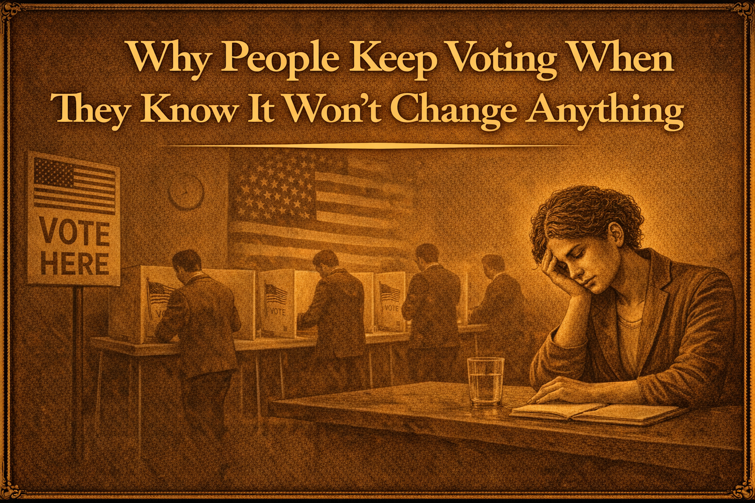Why People Keep Voting When They Know It Won't Change Anything