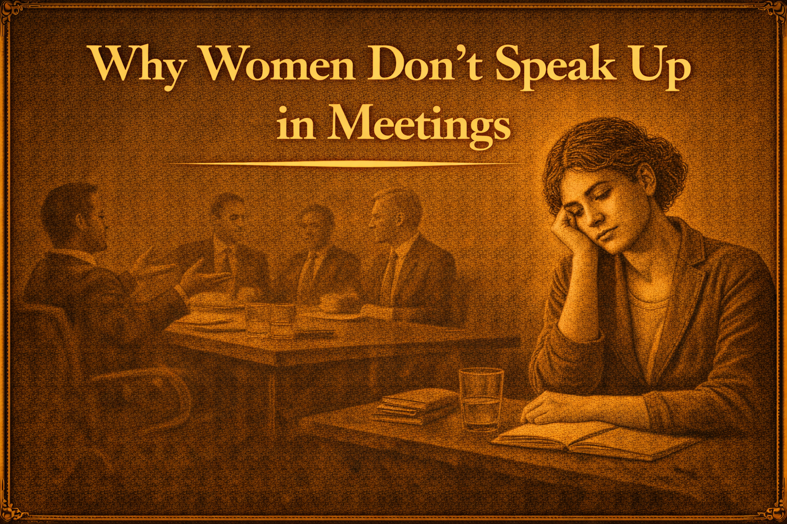 Why Women Don't Speak Up in Meetings (And Why It Has Nothing to Do With Confidence)
