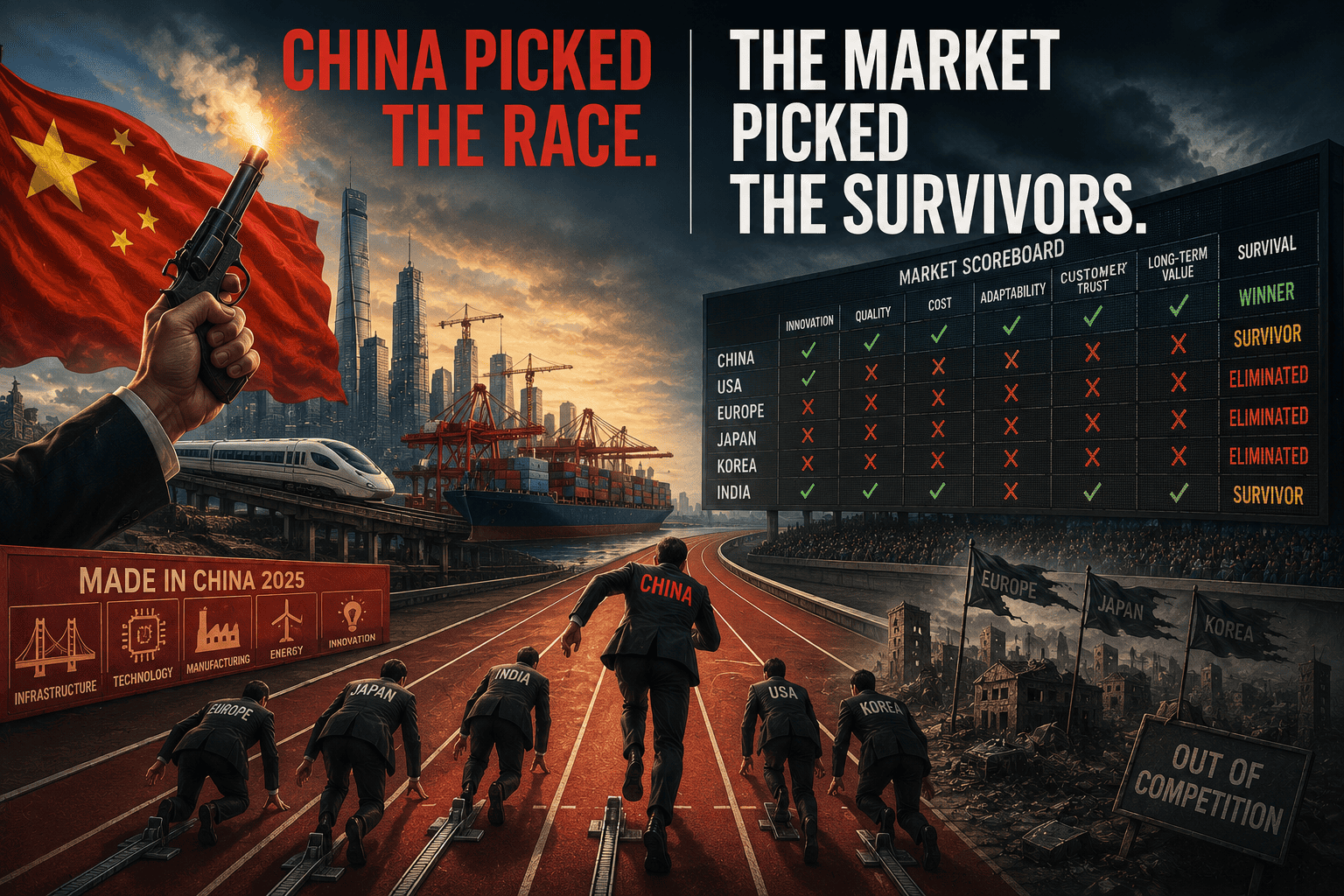 China Picked the Race. The Market Picked the Survivors.