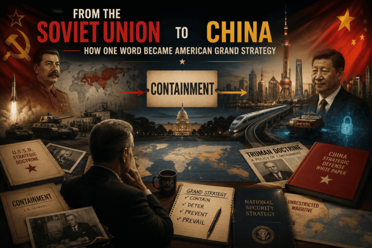 From the Soviet Union to China How One Word Became American Grand Strategy