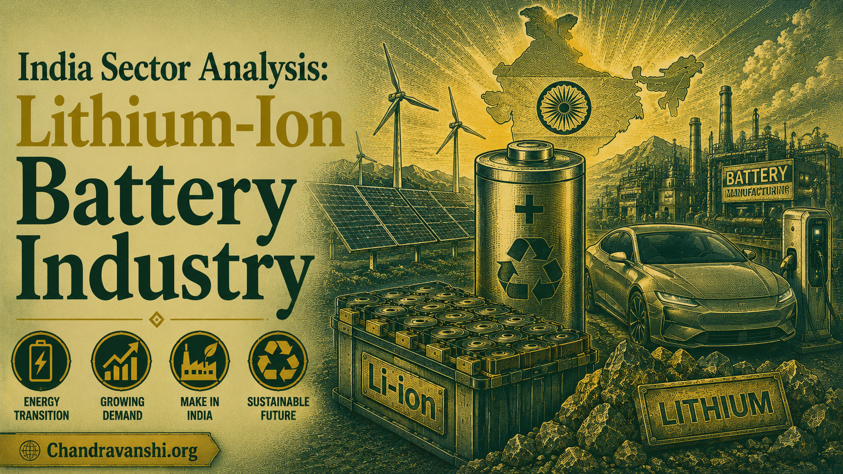 India Sector Analysis Lithium-Ion Battery Industry.