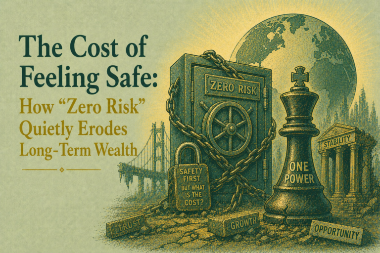The Cost of Feeling Safe How “Zero Risk” Quietly Erodes Long-Term Wealth