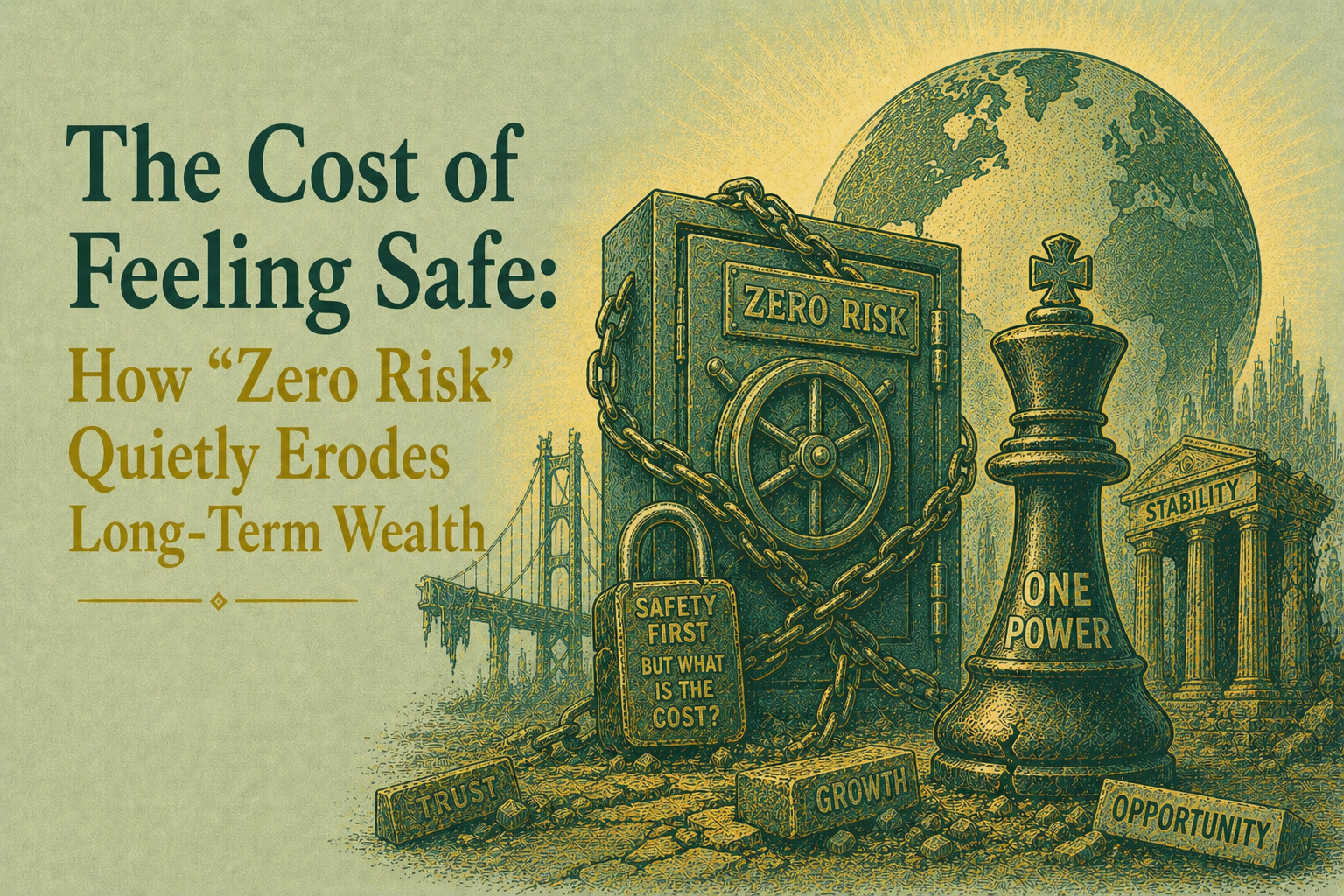 The Cost of Feeling Safe How “Zero Risk” Quietly Erodes Long-Term Wealth