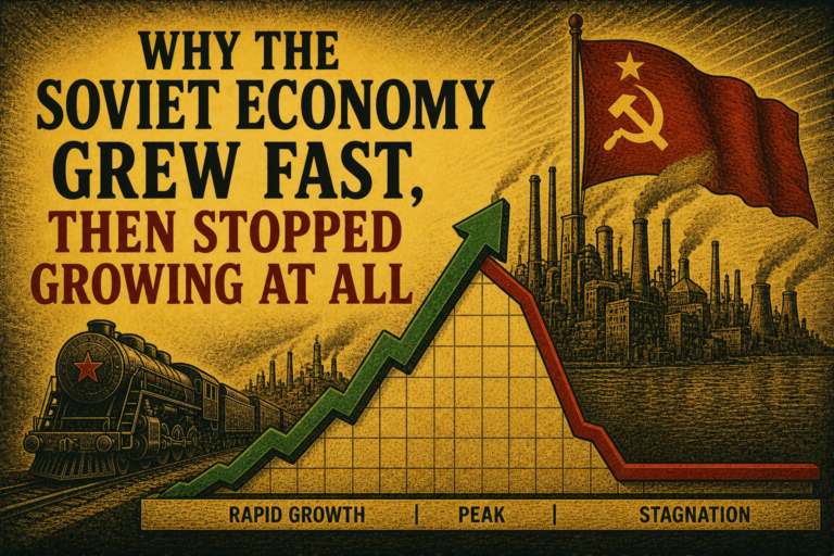Why the Soviet Economy Grew Fast, Then Stopped Growing at All
